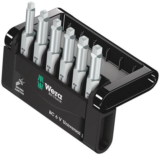 Bit-Check 6 V Universal 1, 1 x # 1x50; 3 x # 2x50; 2 x # 3x50, Wera 05056478001