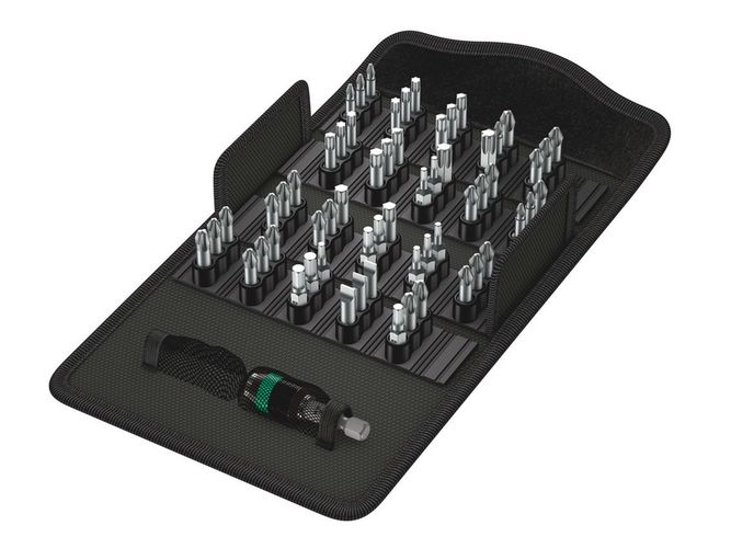 Bit-Safe 61 Universal 1, 1 x 1/4"x50; 3 x PH 1x25; 10 x PH 2x25; 2 x PH 3x25; 3 x PZ 1x25; 10 x PZ 2x25; 2 x PZ 3x25; 2 x TX 10x25; 3 x TX 15x25; 3 x TX 20x25; 3 x TX 25x25; 3 x TX 30x25; 2 x TX 40x25; 1 x 0.6x4.5x25; 1 x 1.0x5.5x25; 1 x 1.2x6.5x25; 3 x 2 05057122001