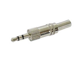 3.5mm MALE JACK CONNECTOR - NICKEL STEREO CA004 5410329287641; 5410329223335