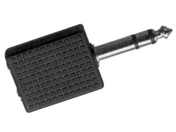 DUAL FEMALE 3.5mm STEREO JACK TO MALE 6.35mm STEREO JACK CAA33 5410329278014; 5410329278021; 5410329278038