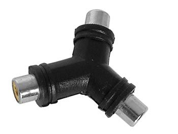 DUAL FEMALE RCA TO FEMALE RCA CAA41 5410329297763; 5410329223687