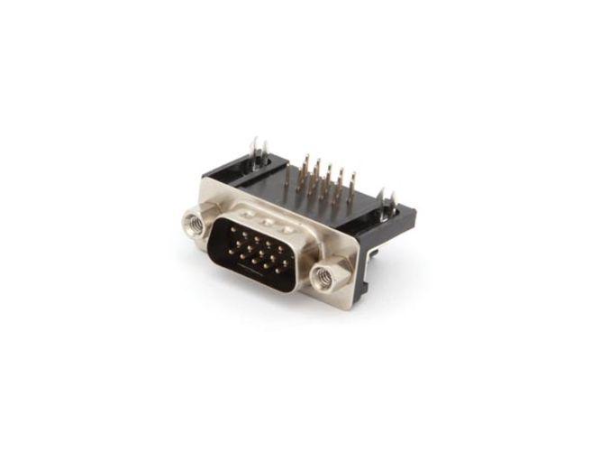 MALE 15-PIN SUB-D CONNECTOR - HIGH DENSITY - PCB MOUNTING CC023M 5410329363406; 5410329363413