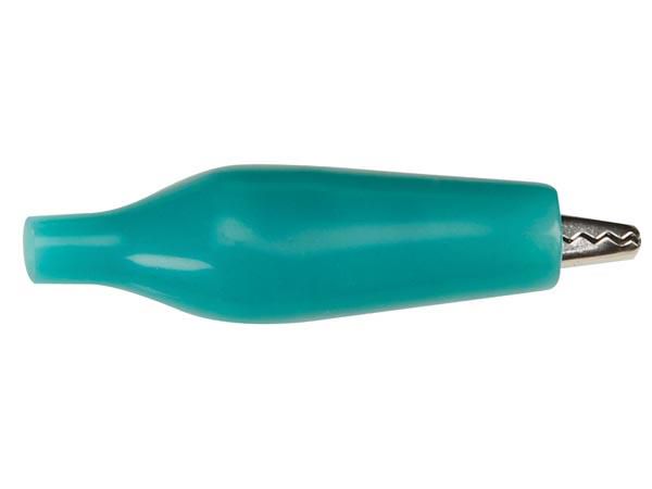 ALLIGATOR CLIP WITH BOOT 27mm - GREEN CM5G 5410329321420; 5410329223779