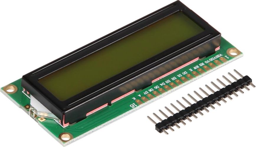 Joy-iT 16x2 LCD Character display with PIN header com-LCD16X2 4250236815497