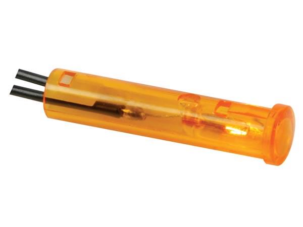 ROUND 7mm PANEL CONTROL LAMP 12V AMBER CRAF012A 5410329254070; 5410329254070