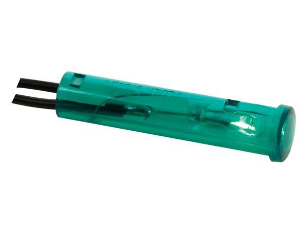 ROUND 7mm PANEL CONTROL LAMP 12V GREEN CRAF012V 5410329254117; 5410329254117