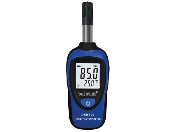 MINI TEMPERATURE AND HUMIDITY METER DEM500 5410329597351; 5410329628086; 5410329628093