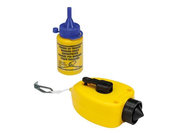 DEFI - CHALK LINE REEL - 7.5 m - WITH 28 g BLUE CHALK POWDER DF150 3484201311139