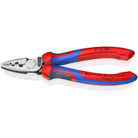 Ferrule crimping pliers Knipex 97 72 180 (0.25–16mm²) KNIPEX9772180