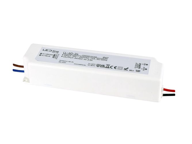 LED power supply LED line PRIME LL-60-24  IP67 24V LL-50-24 5905378206687