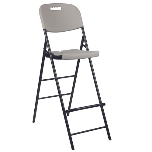 FOLDING BAR STOOL WITH BACK REST FP140N 5410329686499; 5410329735418