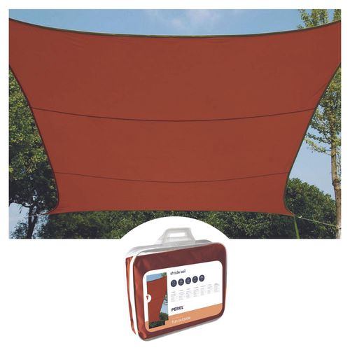 SHADE SAIL - RECTANGULAR - 4 x 3 m - COLOUR: TERRACOTTA GSS4430TR 5410329735838