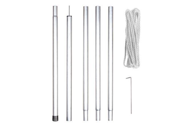 SHADE SAIL POLE KIT 2.5 m - with guy rope GSSK1 5410329443221; 5410329557546
