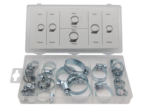 Hose clamp assortment, 26 pieces HAS04 5410329552350
