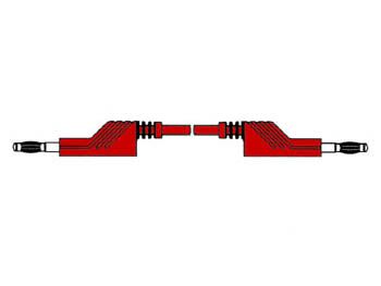 MEASURING LEAD 4mm 50cm / RED (MLN-SIL / 1) HM041050 4002044185633; 4002044185640