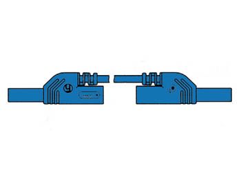 CONTACT PROTECTED INJECTION-MOULDED MEASURING LEAD 4mm 25cm / BLUE (MLB-SH/WS 25/1) HM0421S25A 5410329349646; 5410329349646