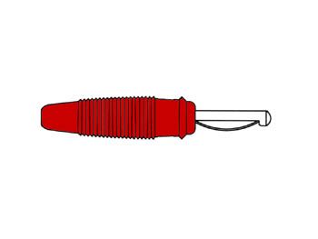 MATING CONNECTOR 4mm WITH TRANSVERSE HOLE AND SOLDERING END / RED (VQ 30) HM1410D 5410329303822; 4002044172756