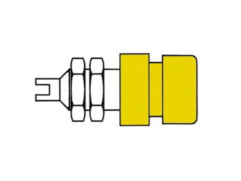 INSULATED 4mm SOCKETS / YELLOW (BIL 20) HM2431 5410329308131; 4002044167080