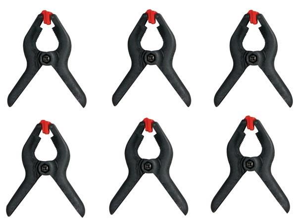 NYLON SPRING CLAMP SET - 2.5" - 6 pcs HPC50 5410329412937; 5410329493271; 5410329534967