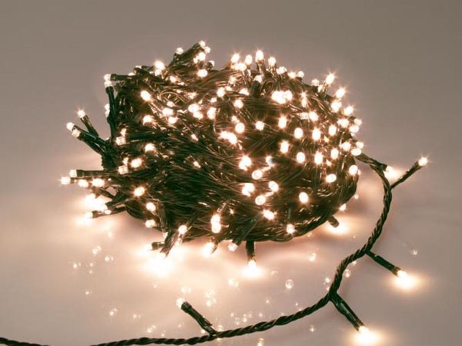 Immensity Light LED - Animated - 40 m - 600 arizona white lamps - green wire - modulator - 31 V IM-LED-A-40-31V-AW 5420046531293