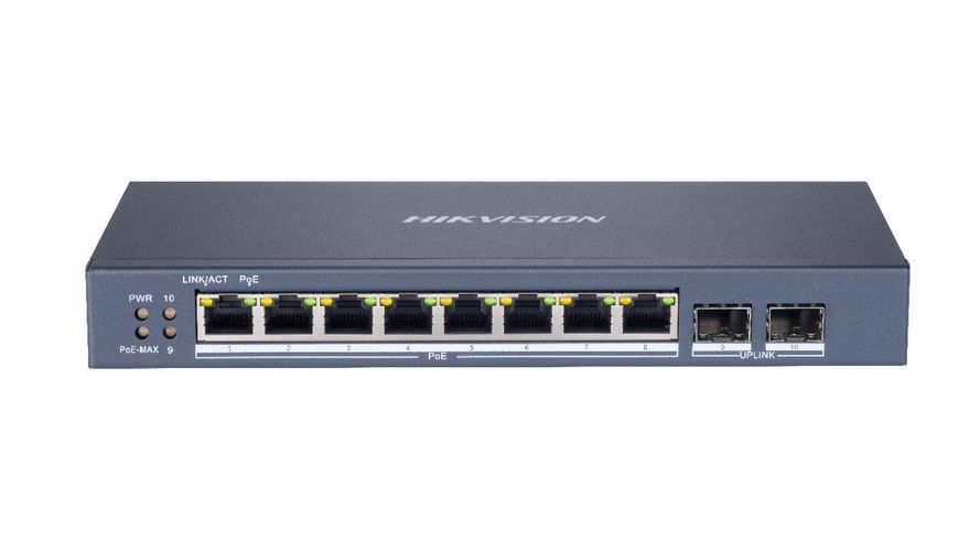 10 port 8 PoE port Switch Hik-vision DS-3E1510P-SI SWITCHDS3E1510PSI