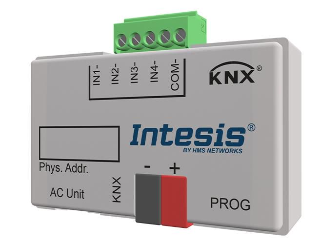 Daikin AC Domestic units to KNX Interface with binary inputs - 1 unit, Intesis INKNXDAI001I100