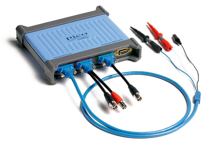 Oscilloscope PicoScope 4444, 4 differential channels, 20Mhz, 12 and 14 bit resolution, 256 MS, 20Mhz, Pico Technology PQ088