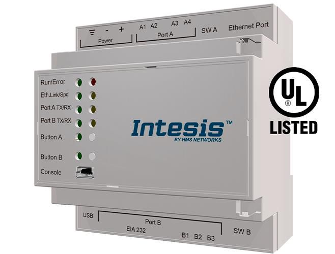 LG VRF systems to KNX Interface - 64 units, Intesis INKNXLGE064O000