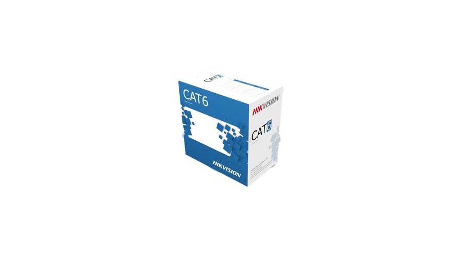 UTP cable Hikvision CAT 6E (0.53mm, 305m, indoor use) KRUTP6HIK053