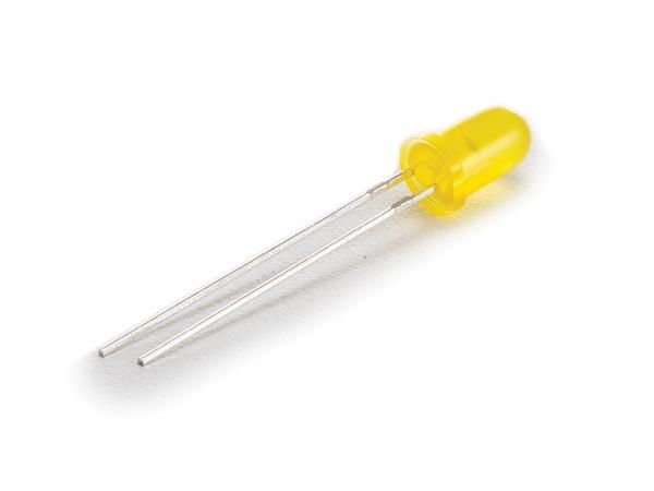 5mm standard LED lamp yellow diffused L-7113YD 5410329394875
