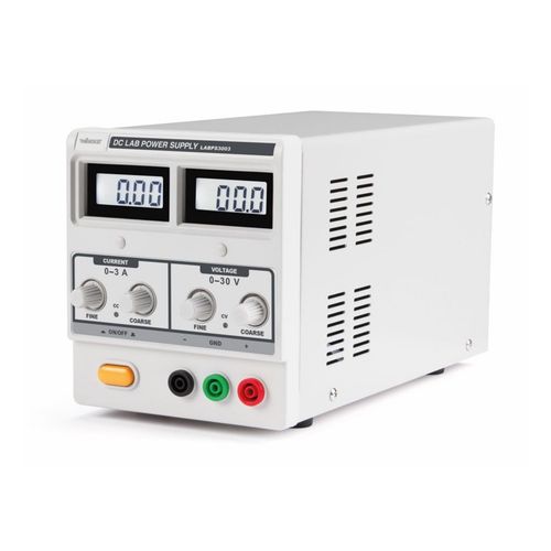 DC LAB POWER SUPPLY 0-30 VDC / 0-3 A MAX WITH DUAL LCD DISPLAY LABPS3003 5410329595265; 5410329606985