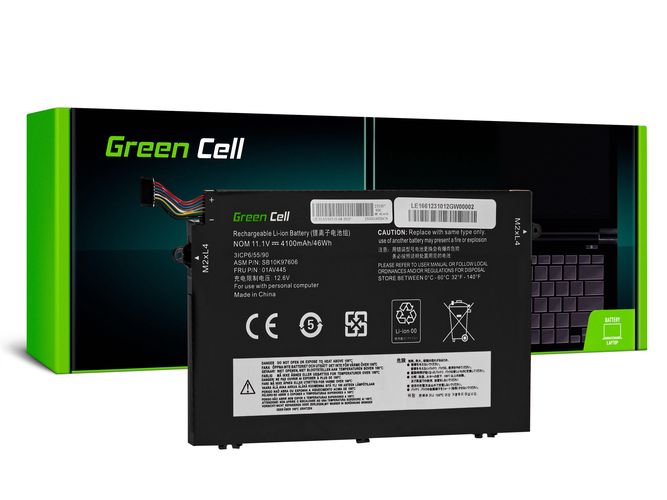 Green Cell L19C4PC1 L19M4PC1 Battery for Lenovo Legion 5 5-15ARH05 5-15ARH05H 5-15IMH05 5-15IMH05H 5P-15ARH05H 5P-15IMH05H LE173 5902719423819