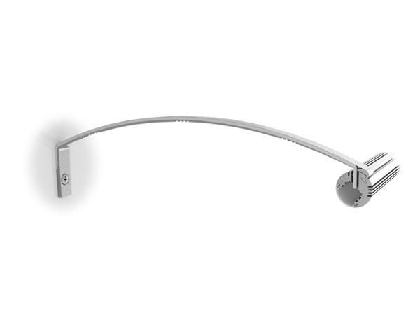 ART LIGHTING ARM FOR ALU-ROUND LED PROFILE - SILVER MC-RO-AA 5410329654603; 5410329654603