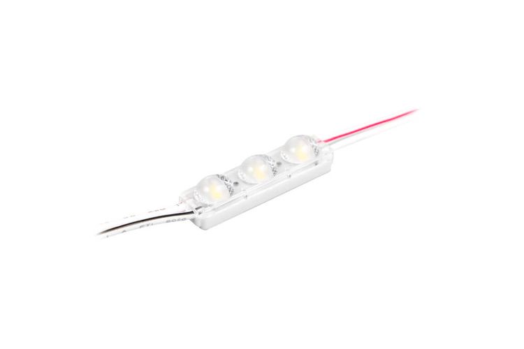 Светодиодный модуль BERGMEN AXS-3, 12VDC, 0,72W, 80lm, 183°x142°, 3 x 2835 SMD, IP67, холодный белый 7000K 01-001-066-03 5903268411920