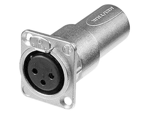 NEUTRIK - XLR FEMALE-MALE FEEDTHROUGH ADAPTER FOR PANEL MOUNT NA3FDM 7613187002199; 7613187002199