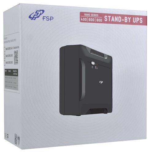 Katkematu toiteplokk NANO 800VA 480W, võrguühenduseta, FSP PPF4800305 4711140484785