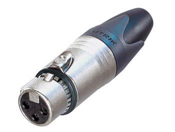NEUTRIK - XLR CABLE CONNECTOR, 3-PIN FEMALE, NOISE PROBLEM SOLVER NC3FXX-EMC 5410329358167