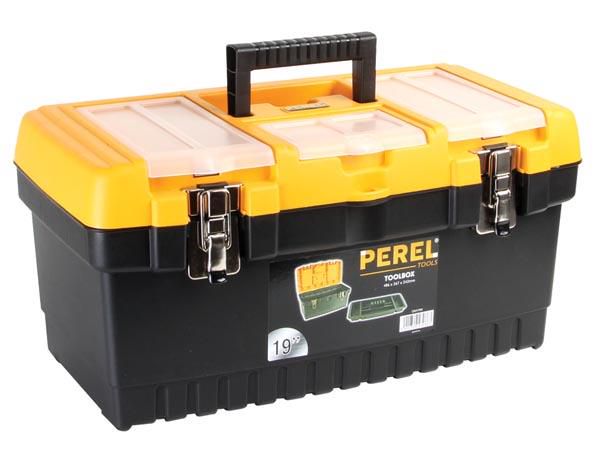 Toolbox with Metal Latches - 486 x 267 x 242 mm - 31,4 L OM19M 5410329430863; 5410329613778