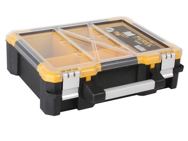 Plastic Storage Case with Removable Bins - 380 x 340 x 110 mm - 14 L OSC15 5410329436070; 5410329540777