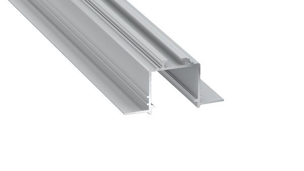 Süvistatav arhitektuurne alumiiniumprofiil LED ribadele, SUBLI, 1m LUMINES (saatmine ainult kulleriga) PROF-SUBLI-1Ms 5902973366655