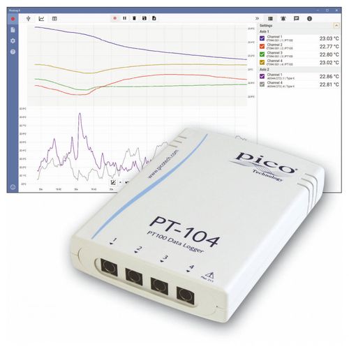 USB PT104 RTD andmelogger, Pico Technology PP682