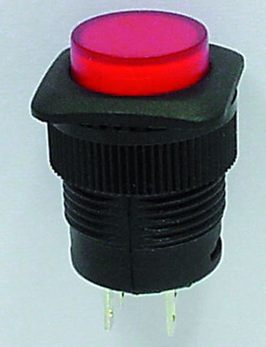 PUSH-BUTTON SWITCH OFF-(ON) WITH RED LED R1394B 5410329269210; 5410329269210