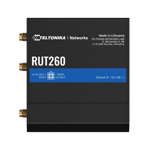 Industrial LTE router Teltonika RUT260 LTE(4G) LTERUT260