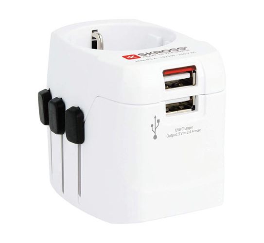 Travel plug Pro Light USB (2xA) SKR1302460 7640166323624
