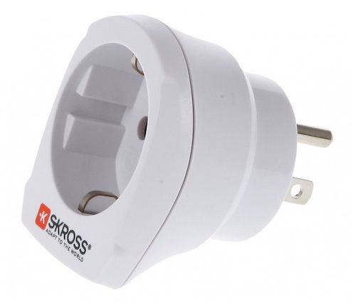 Reisiadapter: Euroopa - USA 115V 15A SKROSS NEMA / SCHUKO SKR/1500203 7640112215461; 7640166320050