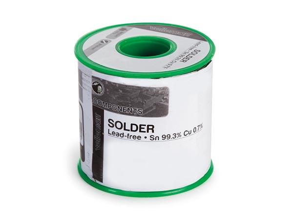 LEAD-FREE Solder wire Sn 99.3% - Cu 0.7% 0.8mm 500g SOLD500G8LF 5410329357993; 5410329490249; 5410329526573