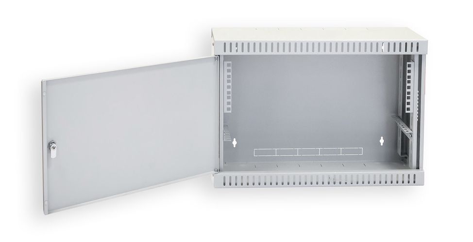 Wall-mounted 19" rack cabinet 10U 540x550x180mm (assembled) KS10U540X550PAK
