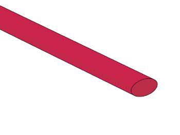 SHRINKABLE TUBE 6.4mm - RED - 50 PCS STB64R 5410329451905; 5410329544478