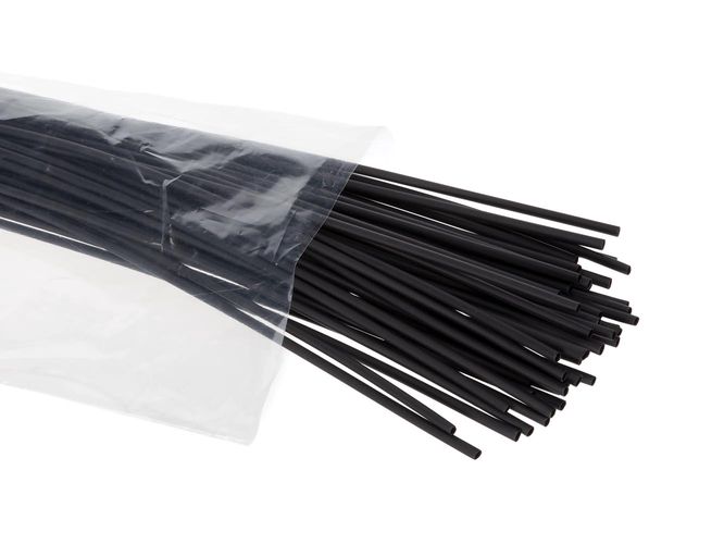 Shrinkable tube 2.4 mm - black - 50 pcs STB24BK 5410329451684
