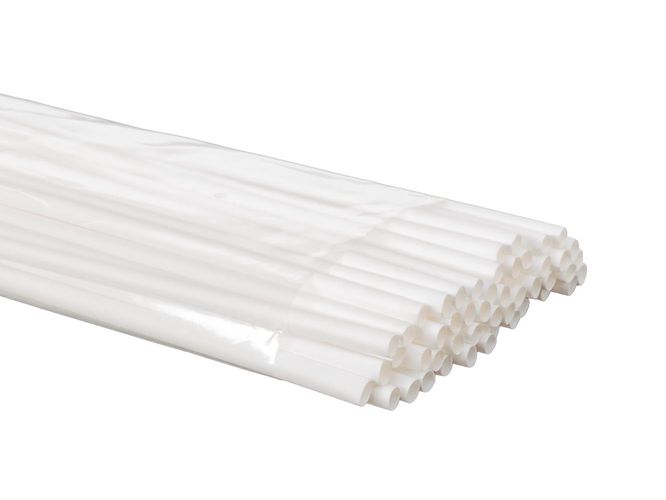 Shrinkable tube 6 mm - white - 50 pcs STB64W 5410329451912; 5410329544485